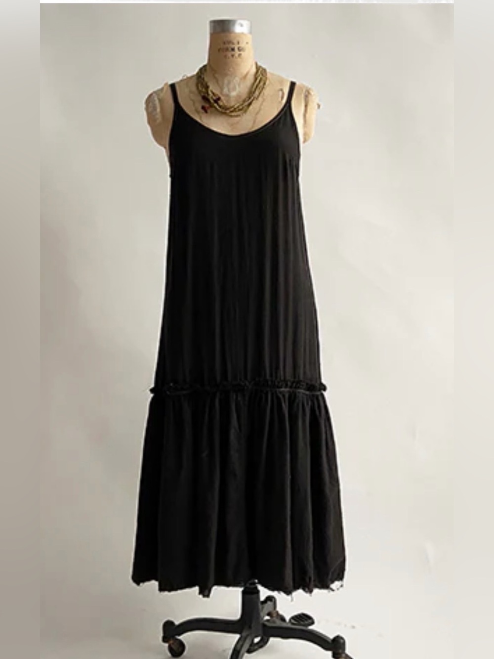 Auntie Oti Black “Slip Dress”
